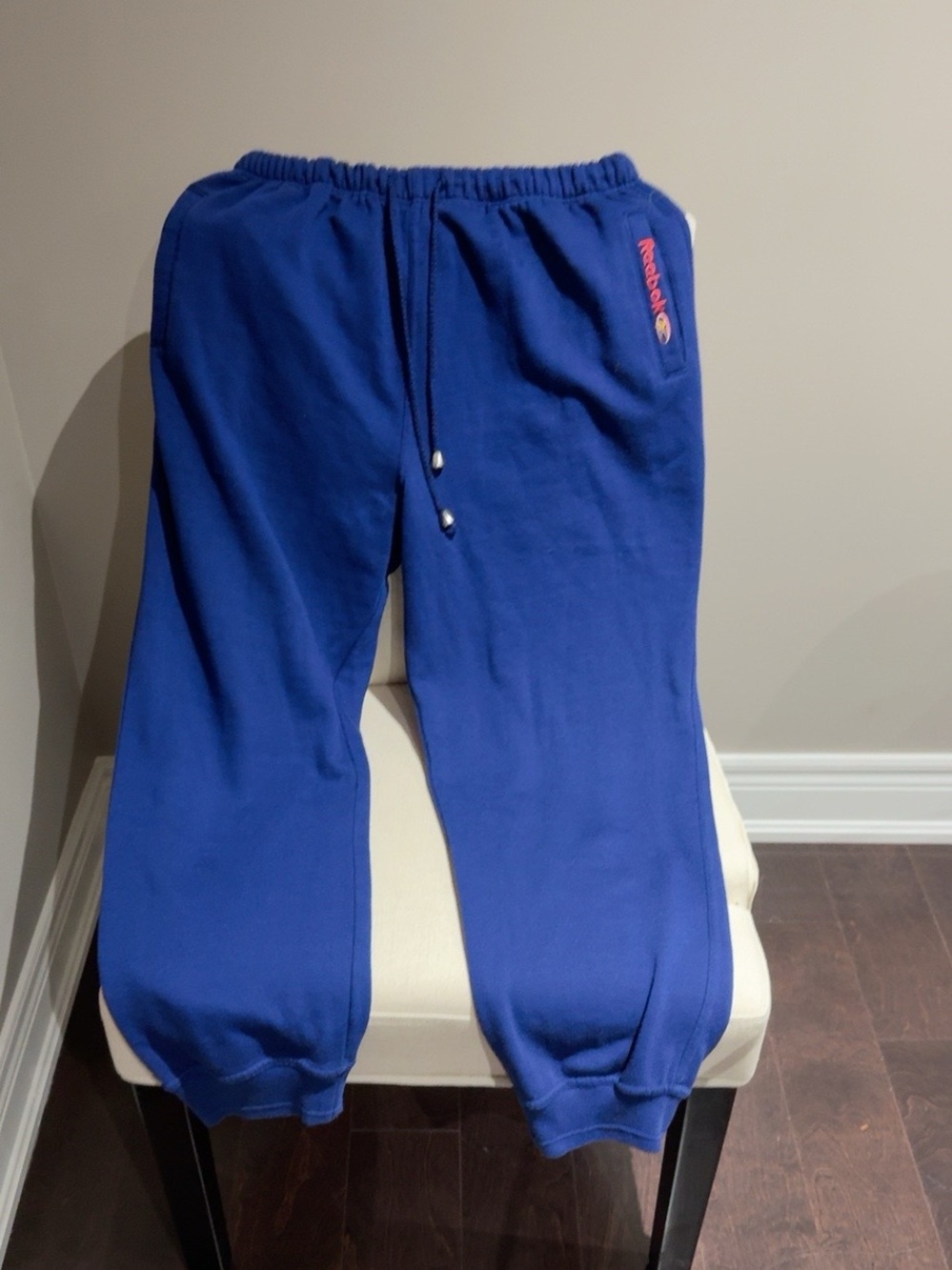 Vintage 1990s Reebok Freestyle Track Pants – Royal Blue – UK 14